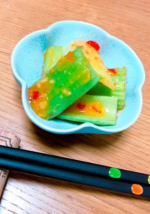 簡単！やみつきセロリのお漬物-レシピのメイン写真