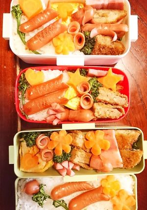キャラ弁？！ウインナーでこいのぼり弁当-レシピのメイン写真