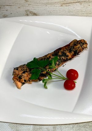 サーモンのハーブホイル焼き♪-レシピのメイン写真