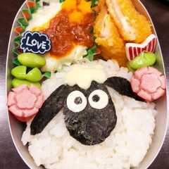 ひつじのショーン おにぎり-レシピのメイン写真