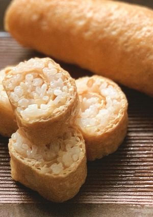 油揚げ巻き巻きシリーズdeおいなりさん-レシピのメイン写真