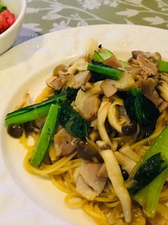 簡単麺つゆだけで和風パスタ-レシピのメイン写真
