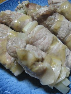 超簡単!!うどの豚肉巻き-レシピのメイン写真