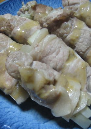 超簡単!!うどの豚肉巻き-レシピのメイン写真