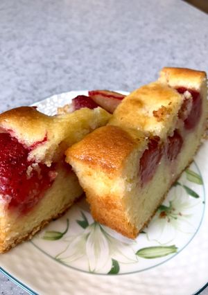 ☆イチゴの生パウンドケーキ☆#いちご-レシピのメイン写真