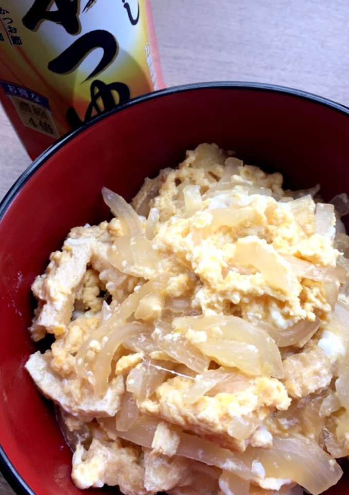 新玉ねぎの卵とじ丼-レシピのメイン写真