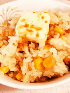 【超簡単炊き込みご飯】禁断のコーンご飯-レシピのメイン写真