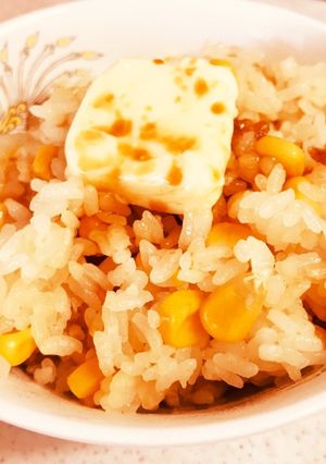 【超簡単炊き込みご飯】禁断のコーンご飯-レシピのメイン写真