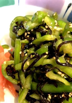 ピーマンの塩昆布和え-レシピのメイン写真