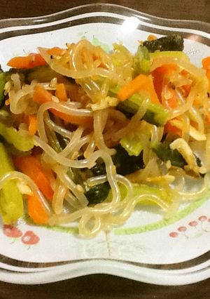 糸こんにゃくと野菜の炒め物-レシピのメイン写真