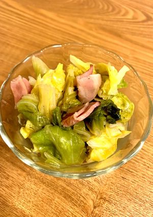 簡単！キャベツのめんつゆバター炒め-レシピのメイン写真