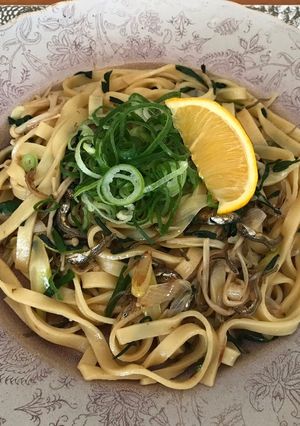 ヘルシー♡簡単♡ちりめん和風パスタ-レシピのメイン写真