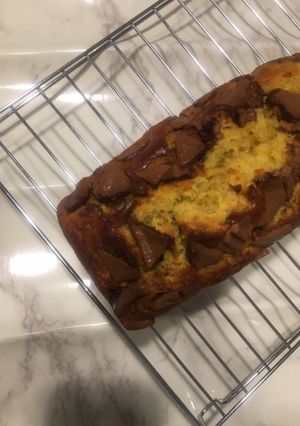 チョコとバナナのパウンドケーキ-レシピのメイン写真
