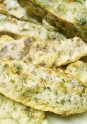 菊芋の青海苔天ぷらカレー風味-レシピのメイン写真