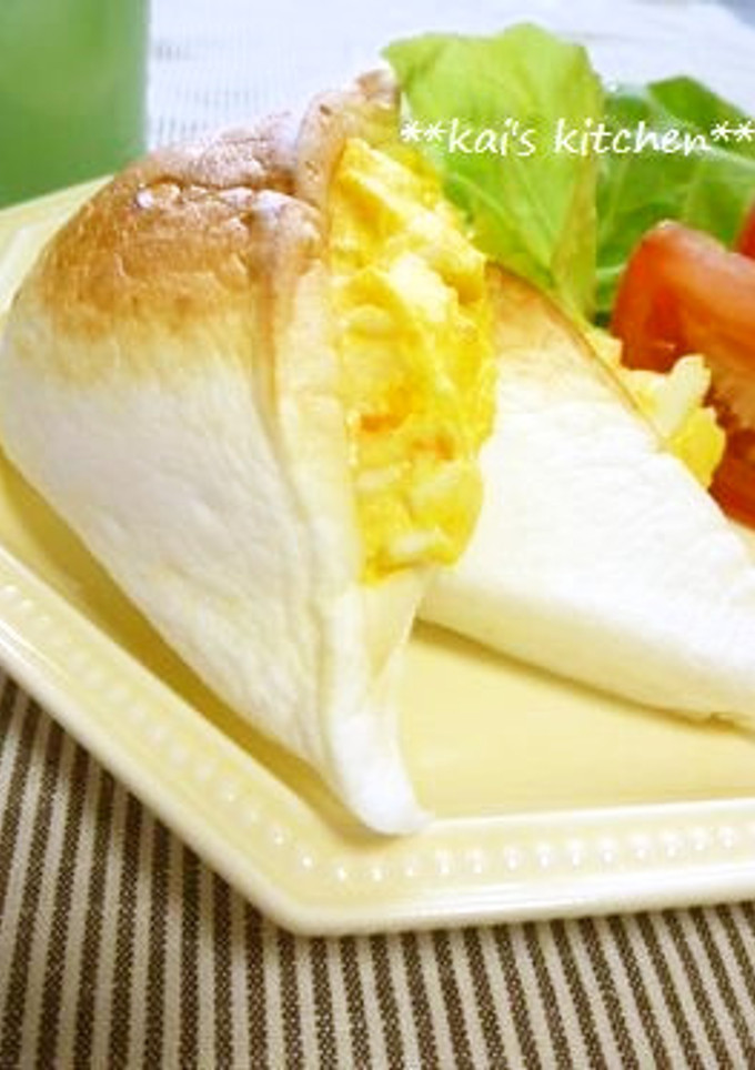 ふわとろ♪卵とチーズのはんぺんサンド-レシピのメイン写真
