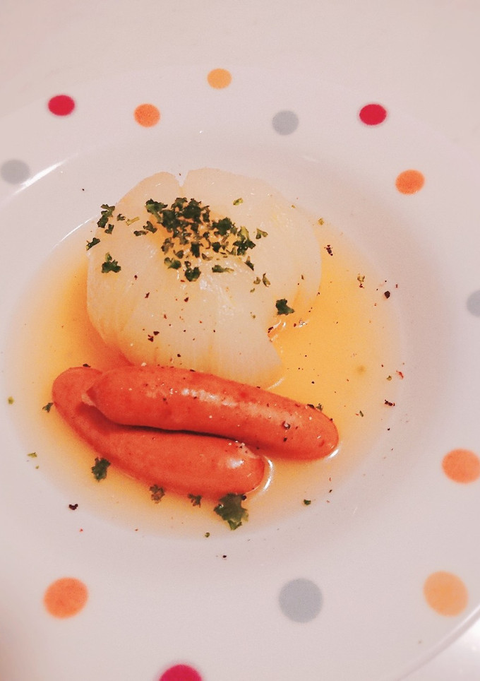 新玉ねぎの丸ごとスープ-レシピのメイン写真