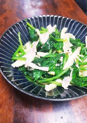筍とほうれん草とベーコンのバター炒め-レシピのメイン写真