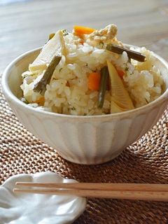 山菜おこわ-レシピのメイン写真
