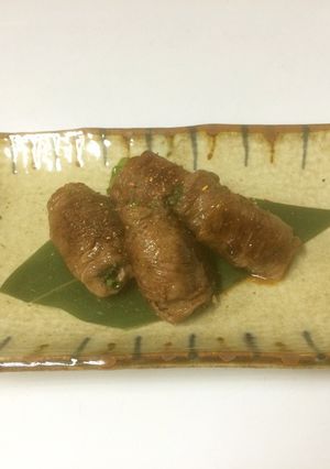 九条葱の牛肉巻き-レシピのメイン写真