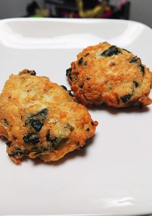 豆腐とほうれん草のチキンナゲット-レシピのメイン写真