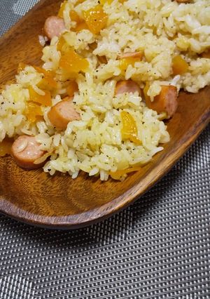 福神漬のピリ辛チャーハン-レシピのメイン写真