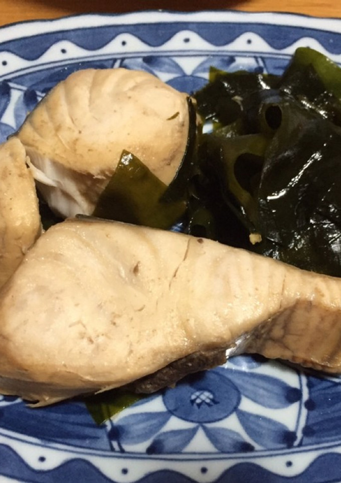 サワラとワカメのさっと煮-レシピのメイン写真