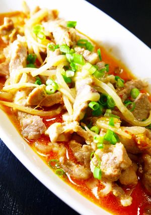 豚ロース肉ともやしのキムチマヨチーズ炒め-レシピのメイン写真