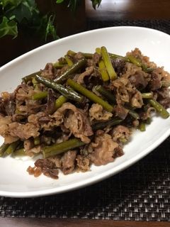☆牛肉とニンニクの芽炒め☆-レシピのメイン写真