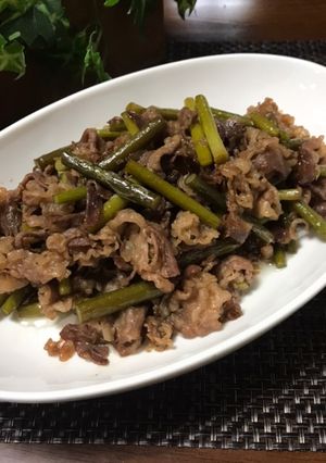 ☆牛肉とニンニクの芽炒め☆-レシピのメイン写真
