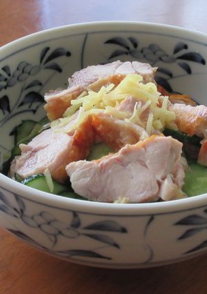 鶏もも肉ときゅうりの酢の物-レシピのメイン写真