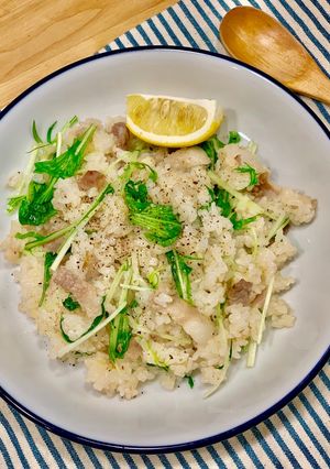 【ノンオイルで】豚バラうま塩チャーハン-レシピのメイン写真