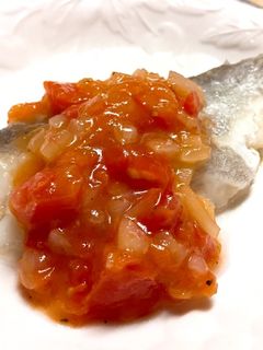 たらのムニエル〜トマトソースかけ〜-レシピのメイン写真