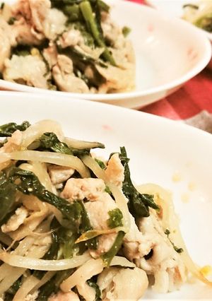 節約おかず【豚こまともやしのペパー炒め】-レシピのメイン写真