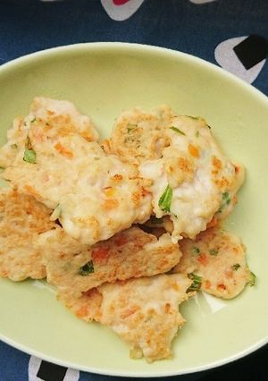 離乳食 鶏ミンチで手掴みハンバーグ-レシピのメイン写真