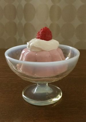 ラズベリー甘酒プリン-レシピのメイン写真