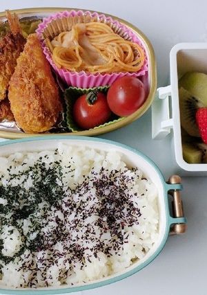 エビフライ弁当-レシピのメイン写真