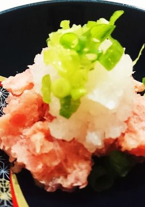 【簡単すぎ】おろしねぎトロ-レシピのメイン写真