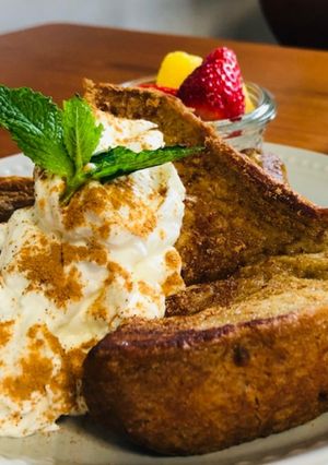 ラテベースdeコーヒーフレンチトースト-レシピのメイン写真