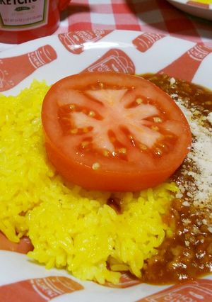 ルーミック使用でモスバーガー風ごはん-レシピのメイン写真