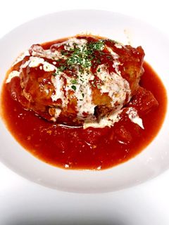 トマト煮込みハンバーグ♪-レシピのメイン写真