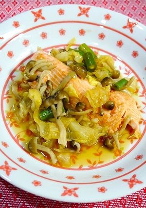 簡単！銀鮭のフライパンでホイル焼き風-レシピのメイン写真
