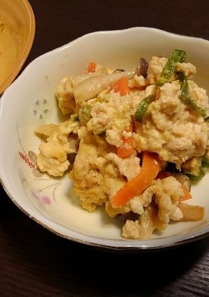いり豆腐　ちょっと甘め-レシピのメイン写真