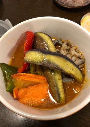 サルチャを使った濃いトマトスープカレー-レシピのメイン写真