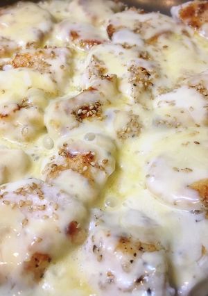 簡単柔らか☆鶏むね肉のごまチーズ焼き-レシピのメイン写真