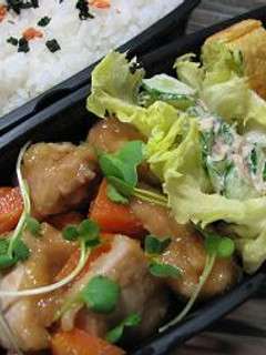 夫のお弁当☆鶏肉のみぞれ煮弁当-レシピのメイン写真