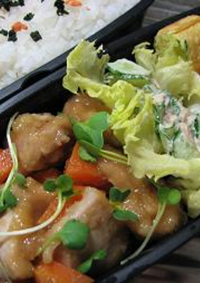 夫のお弁当☆鶏肉のみぞれ煮弁当-レシピのメイン写真