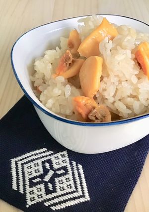 ホヤ炊き込みご飯-レシピのメイン写真