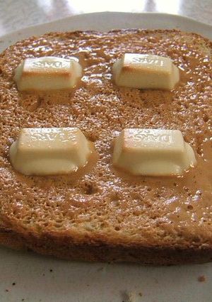 ピーナッツバターでチョコトースト-レシピのメイン写真