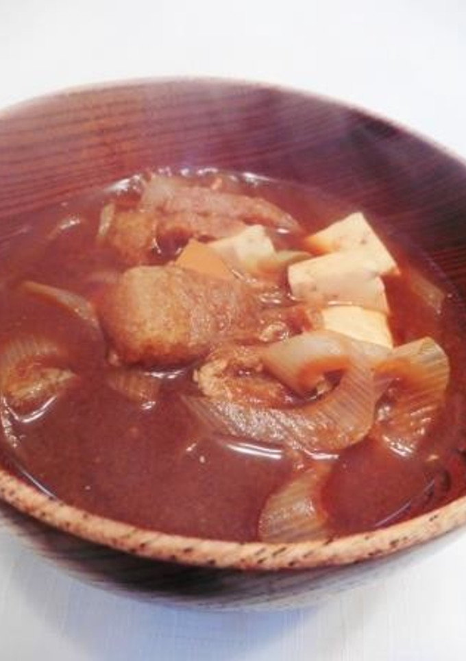 長ネギと油揚げの味噌汁-レシピのメイン写真