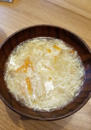 たまごふわとろ♪えのきのスープ-レシピのメイン写真